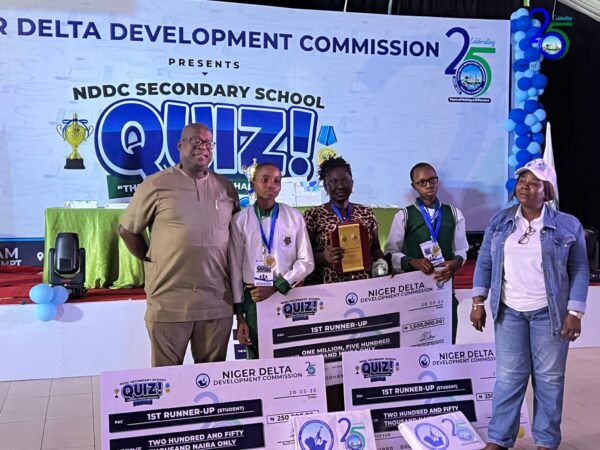 NDDC Concludes Secondary School Quiz Competition, Crowns DSC Technical School Winners